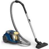 Philips 2000 Series XB2125 - Støvsuger - kanister - uten pose - dark blue/yellow