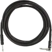 Fender Profesjonell 10 Fot Lang Rett/Vinklet Instrumentkabel Svart