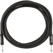 Fender Profesjonell 10 Fot Lang Rett Instrumentkabel Svart