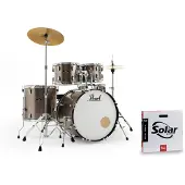 Pearl Roadshow 5pc USA Fusion Drum Kit w/Sabian Cymbals Bronze