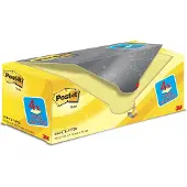Post-It Fjernelig Notatblokk Kanarigul Kampanjepakke 16+4 Gratis 76x76 Mm