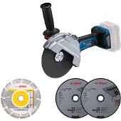 Bosch Powertools Bosch GWS 18V-180 PC batteridrevet vinkelsliper, Solo
