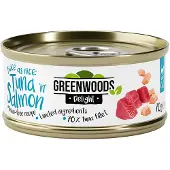 Greenwoods Delight tunfiskfilet med laks 48 x 70 g