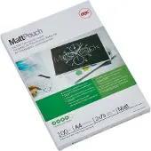 GBC - 75 mikroner - 100-pack - matt - 216 x 303 mm lamineringspunger