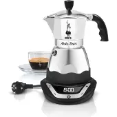 Bialetti Timer 6093 Elektrisk Italiensk Kaffetrakter 6 Kopper