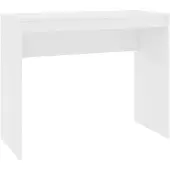 vidaXL Skrivebord hvit 90x40x72 cm konstruert tre