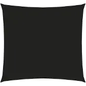 vidaXL Solseil oxfordstoff kvadratisk 2,5x2,5 m svart