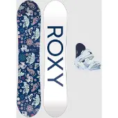Roxy Poppy Package + Poppy XS 2024 Kids Snowboardpakke mønster