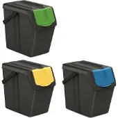 Keden Sortibox Stabelbare Resirkuleringsbøtter 75l