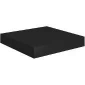 vidaXL Flytende vegghylle svart 23x23,5x3,8 cm MDF