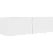 vidaXL TV-benk hvit 100x30x30 cm konstruert tre