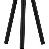 LINDBY LED-bordlampe Jaimy, oppladbart batteri, svart, metall