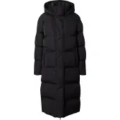 Superdry for woman. W5011642A Long quilted coat with black hood (L), Casual, Polyester, Sustainable