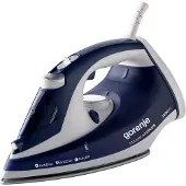 Gorenje SIH2200BLC, Dampstrykejern, Keramisk strykesål, 2,5 m, 90 g/min, Blå, 30 g/min