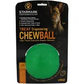 Starmark Treat Dispensing Chew Ball - L: ca. Ø 10