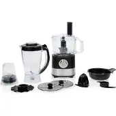Princess 221054 foodprosessor 1000 W, antrasitt