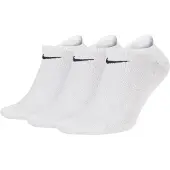 Nike Lightweight No-Show-treningssokker (3 par) - Hvit