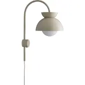 Frandsen Vegglampe Butterfly, brun-grå