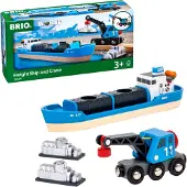 BRIO Freight Ship & Crane
