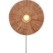 Good&Mojo Iguazu vegglampe Ø 55 cm, natur