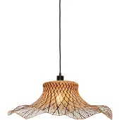 Good&Mojo Ibiza hengelampe Ø 65 cm svart/natur
