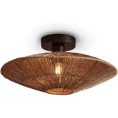 Good&Mojo Iguazu taklampe Ø 40 cm, naturfarge