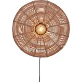 Good&Mojo Tanami vegglampe, natur, Ø 55 cm