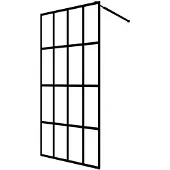 vidaXL Dusjskjerm klart herdet glass 90x195 cm