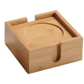 Kesper 58746, firkant, Bamboo, Brun, Monokromatisk, Ingen mønster, 102 mm