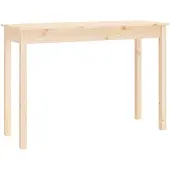 vidaXL Konsollbord 110x40x75 cm heltre furu
