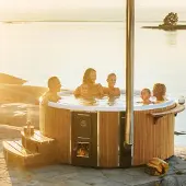 Skargards Hot Tubs Skargards Regal 220 DualBurn Perlehvit (Til 8–10 personer)