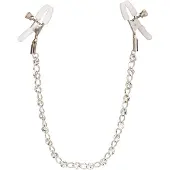 Scala Hvite krystaller nipple chain