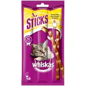 Whiskas Sticks 14 x 36 g - Rikt på kylling