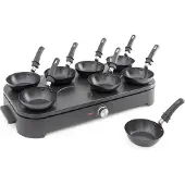 Fritel 142855, Benkeplate, Aluminium, Svart, Grå, Aluminium, 80 x 150 mm, 8 person(er)