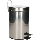 Basics Rustfritt Stål Søppelbøtte 3l