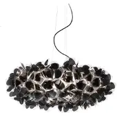 Slamp hengelampe Clizia MAMA NON MAMA, Ø 78 cm, svart