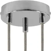 Creative Cables Krm573fcrterm Metall Sylindrisk Lampe Takrosett Kit