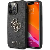GUESS 4G Big Metal Logo iPhone 13 Pro Max Hybrid-deksel - Svart