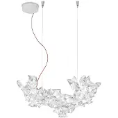 Slamp Hanami Suspension hengelampe, rød ledning