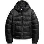 Superdry for woman. W5011590A Sports quilted jacket Sports black (M), Casual, Sustainable, Recycled nylon
