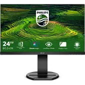 Philips B Line 241B8QJEB - LED-skjerm - 24" (23.8" synlig) - 1920 x 1080 Full HD (1080p) @ 75 Hz - IPS - 250 cd/m² - 1000:1 - 5 ms - HDMI, DVI-D, V...