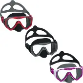 Bestway 22074 / 23, Voksen, Halv ansiktsmaske, Fridykking, Herdet glass, Silikon, Ulike farger