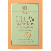Pixi GLOW Glycolic Boost Sheet Mask 3 pcs