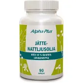 Alpha Plus Kjempenattlysolje, 90 kapsler