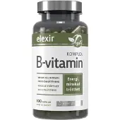 Elexir Pharma B-Vitamin Kompleks Vegansk 100 kapsler