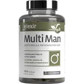 Elexir Pharma Multivitamin Man 120 kapsler