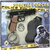 Cpa Toy Politisett Pistol 8 Skudd + Håndjern