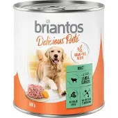 Briantos Delicious Paté 24 x 800 g - Lam & gulrøtter