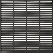 vidaXL Lamellgjerde WPC 180x180 cm mørkegrå