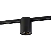 QAZQA Moderne 1-fase skinnespot svart - Iconic Rondoo Up
